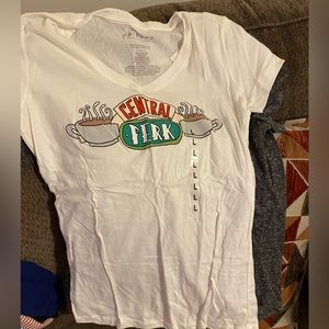 Central Perk V Neck Tee.